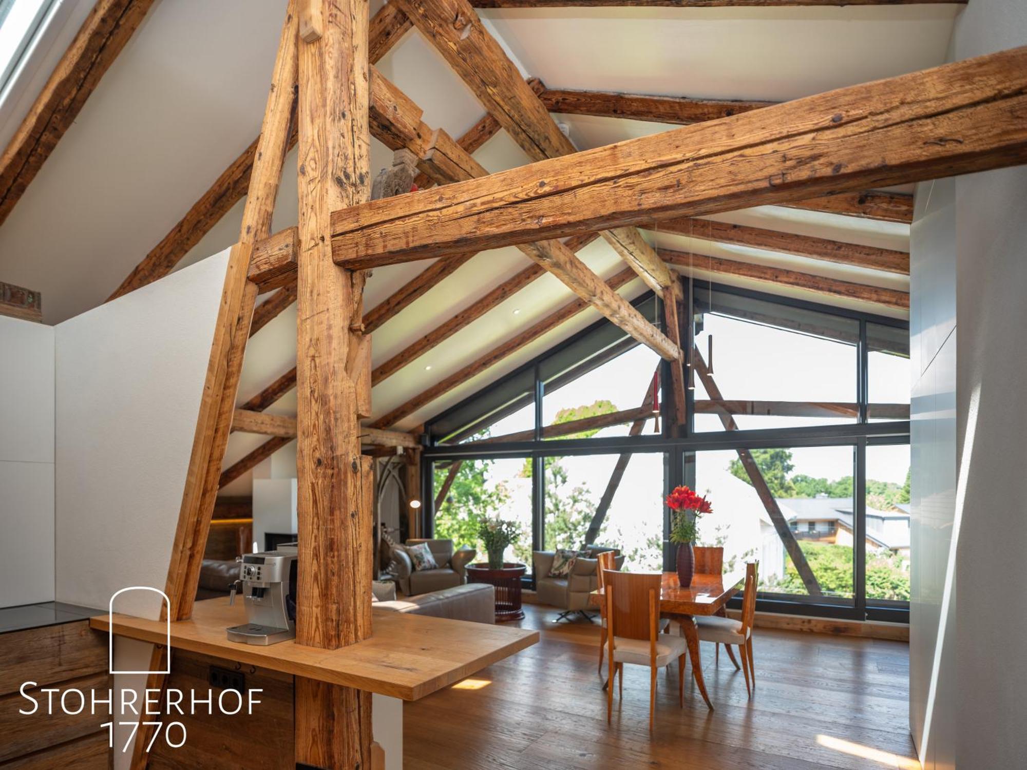 5 Sterne Penthouse-Loft Gut Stohrerhof Bis 4 Personen Dießen am Ammersee Exterior foto