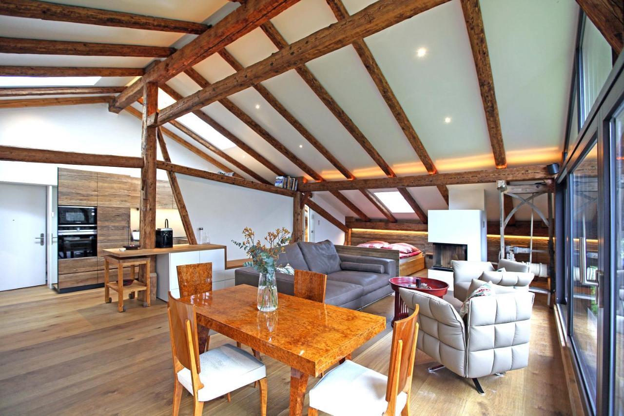 5 Sterne Penthouse-Loft Gut Stohrerhof Bis 4 Personen Dießen am Ammersee Exterior foto